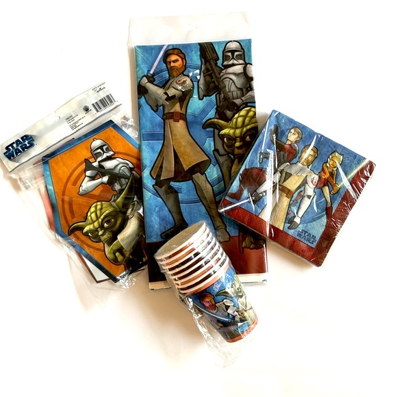 Star Wars Other - Star Wars 2008 Party Supplies Lucas Film The Clone Wars